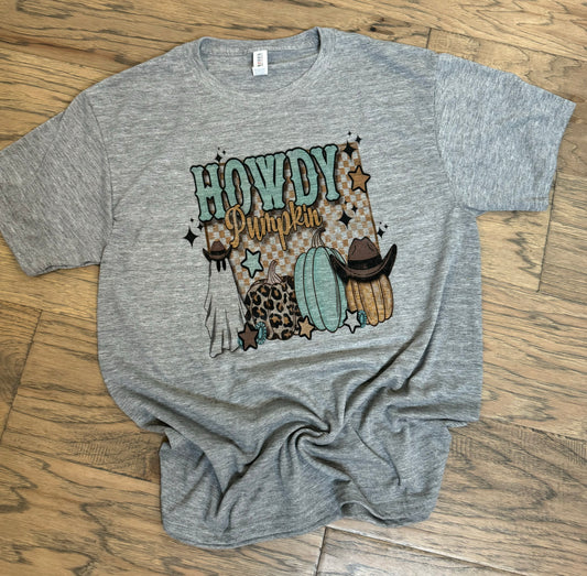 Howdy Pumpkin Short Sleeve T-Shirt