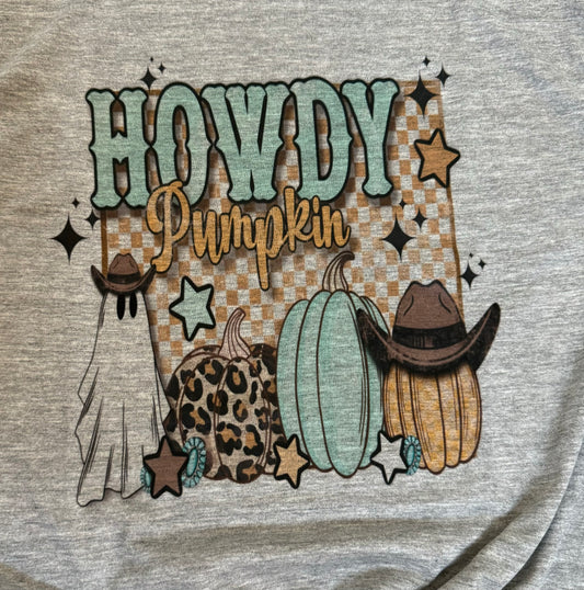 Howdy Pumpkin Short Sleeve T-Shirt