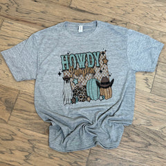 Howdy Pumpkin Short Sleeve T-Shirt