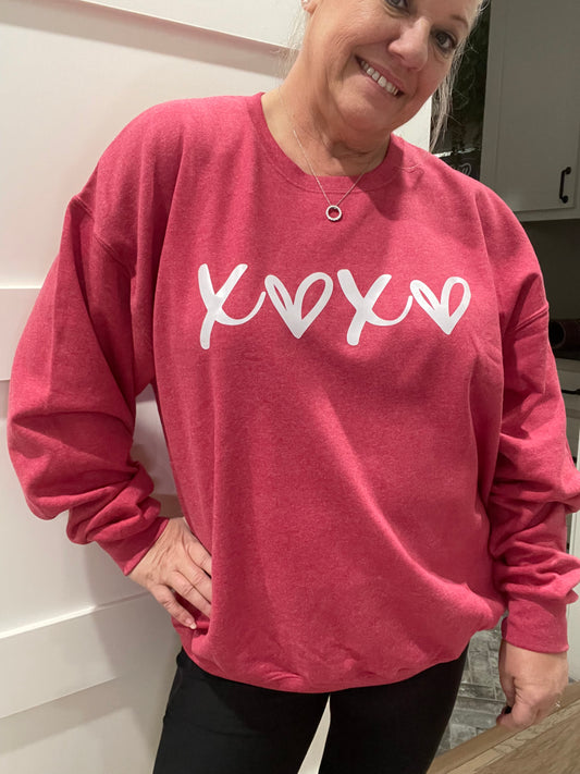 XOXO Red Crewneck